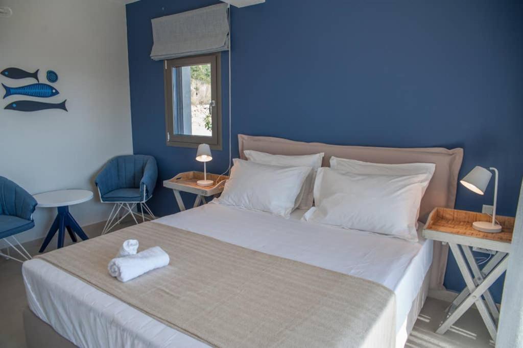 New Villa Blue With Private Pool At Trapezaki Livathos  Exterior foto