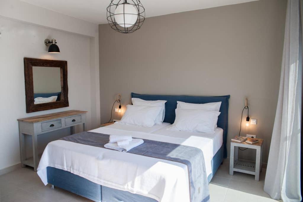 New Villa Blue With Private Pool At Trapezaki Livathos  Exterior foto