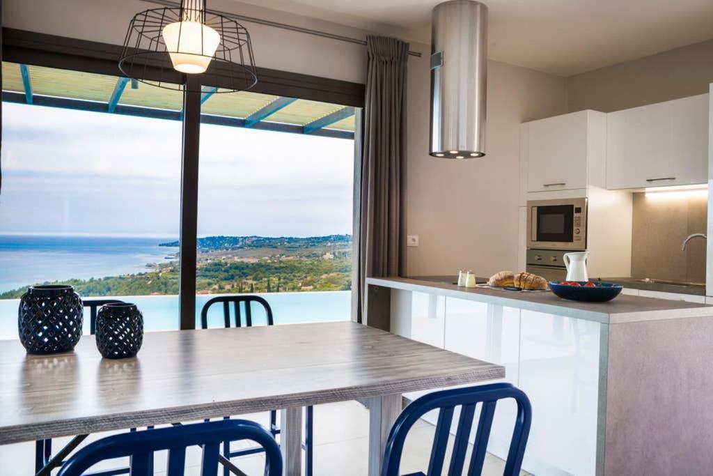 New Villa Blue With Private Pool At Trapezaki Livathos  Exterior foto